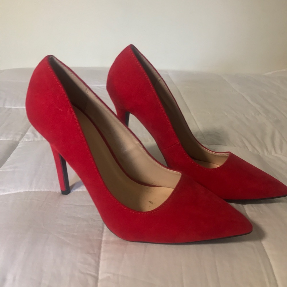 Red High Heel Pump